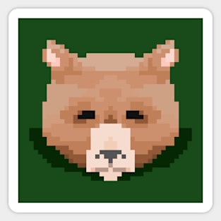 Pixel Bear Sticker